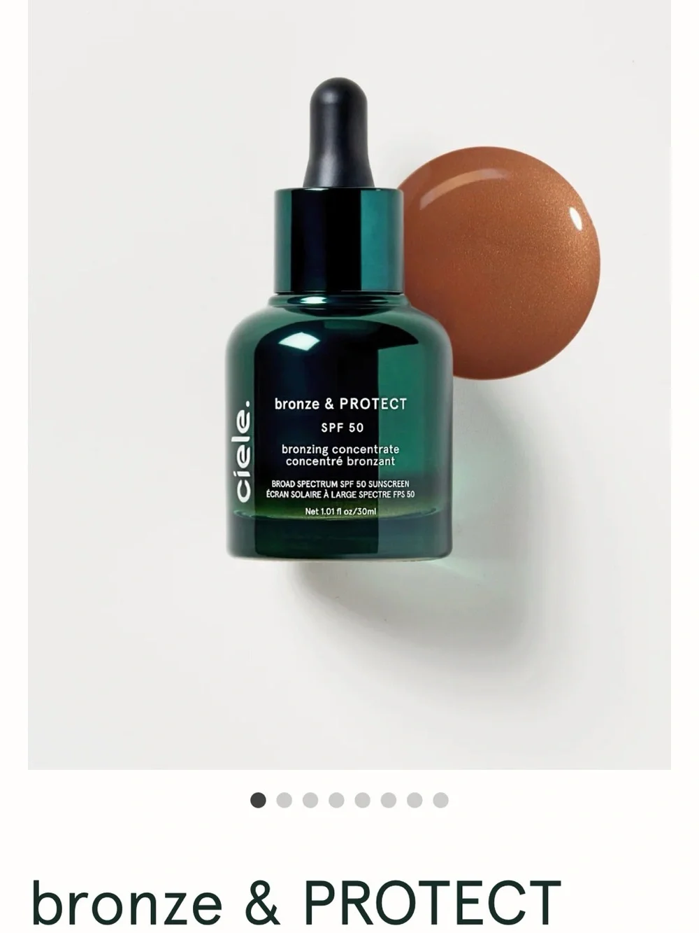 Ciele Bronze & Protect SPF 50 Bronzing Concentrate - shade 2